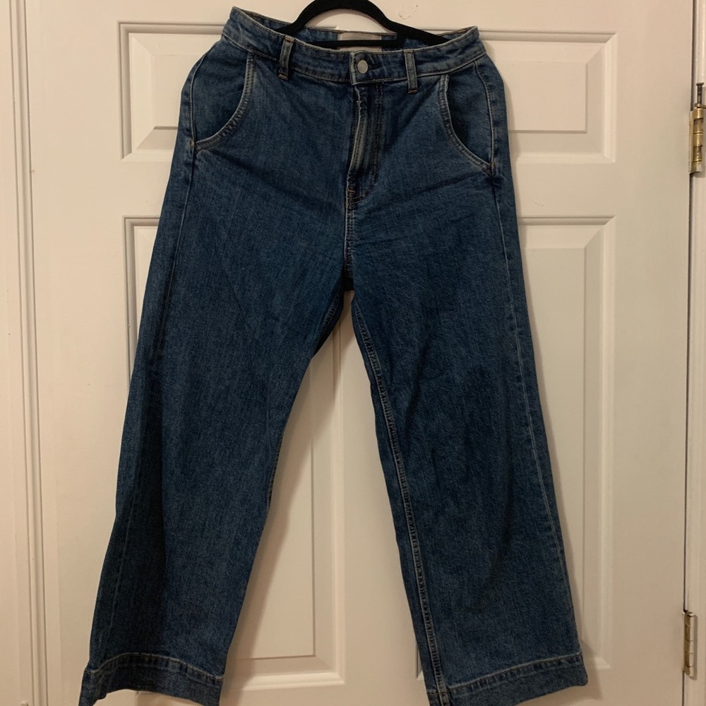 Size 29 Everlane Wide Leg Jeans - Medium Wash